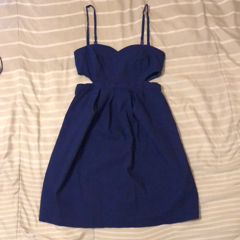 Charlotte Russe | Deep ocean blue dress